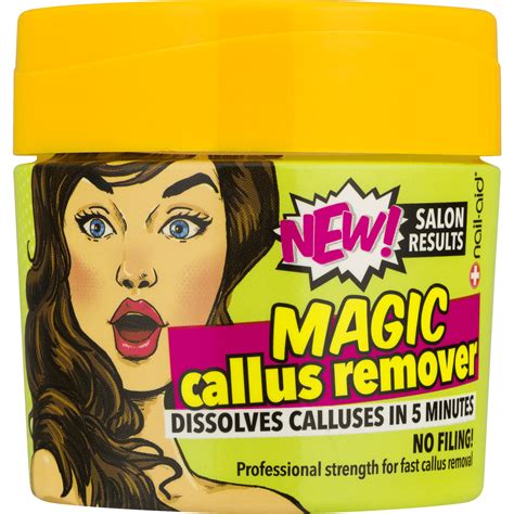 Step up your footcare routine with Nail Aid Magic Callus Remover.
